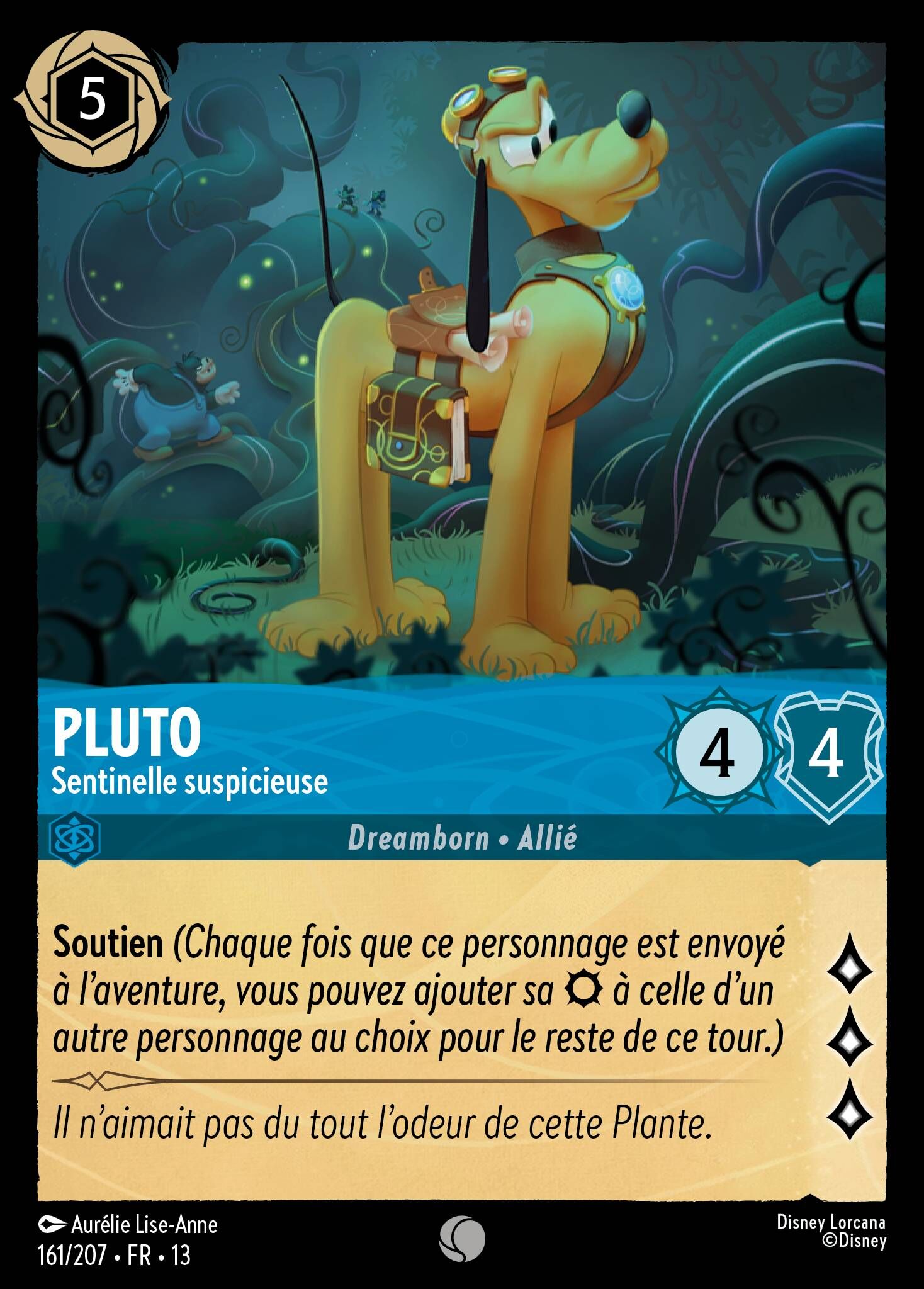 Attack of the Vine! - 161/207 Pluto - Suspicious Sentry (Foil) C