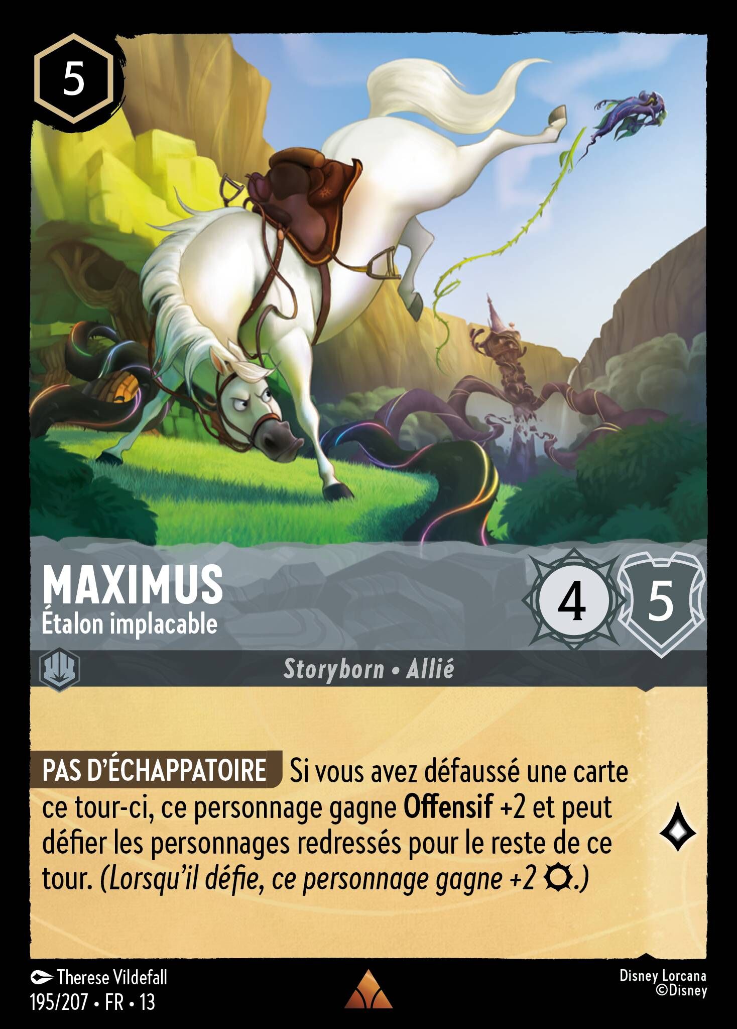 Attack of the Vine! - 195/207 Maximus - Relentless Stallion (Foil) R