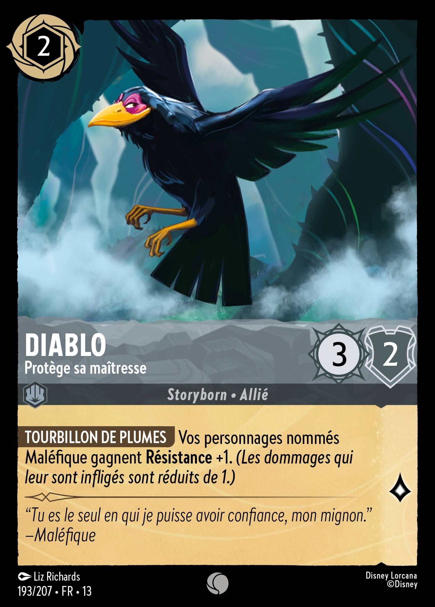 Attack of the Vine! - 193/207 Diablo - Protecting His Mistress (Foil) C