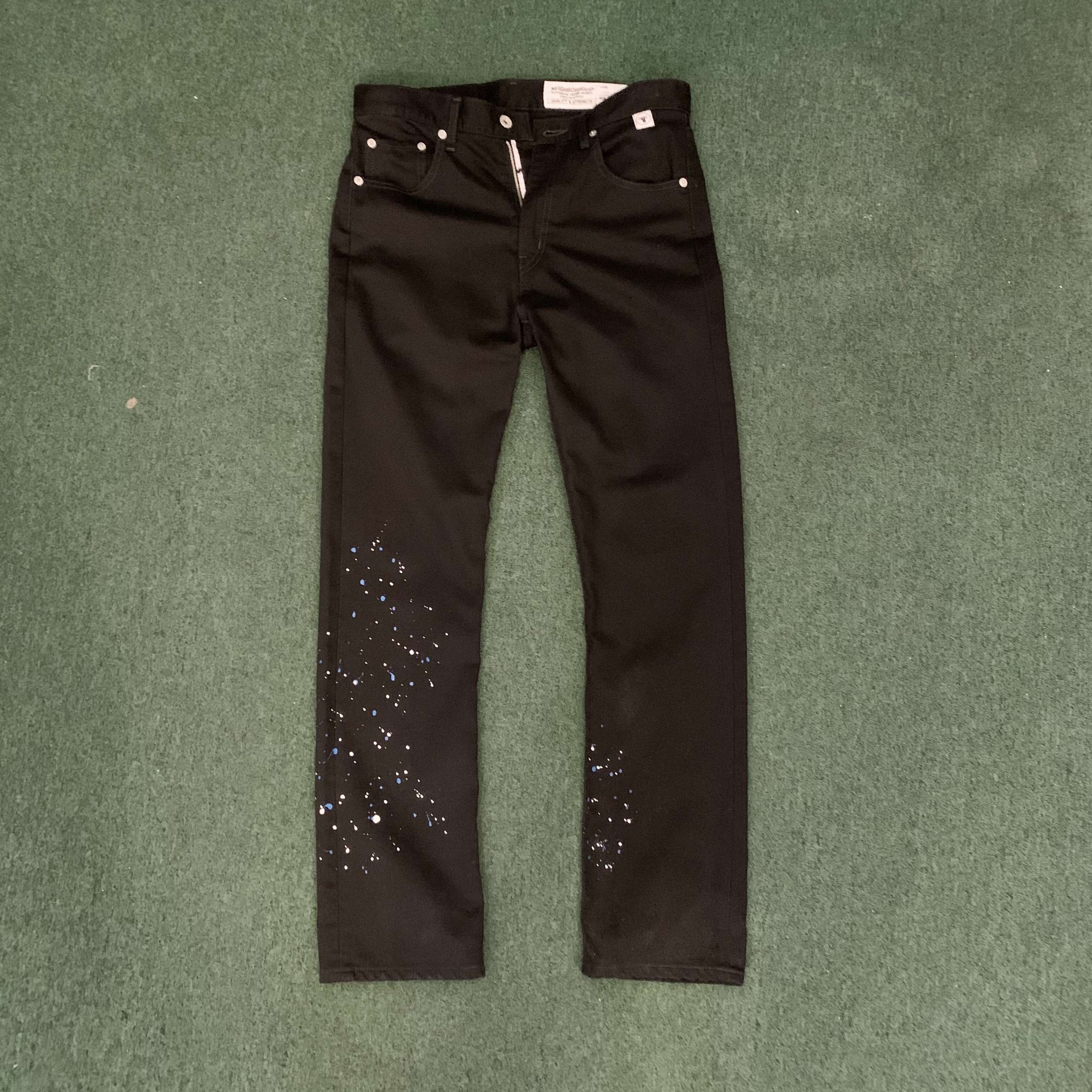 LAST PCS: NEIGHBORHOOD WASHED PIQUE DEEP MID C-PANT - BLACK SIZE M IN STOCK NOW (現貨發售中)