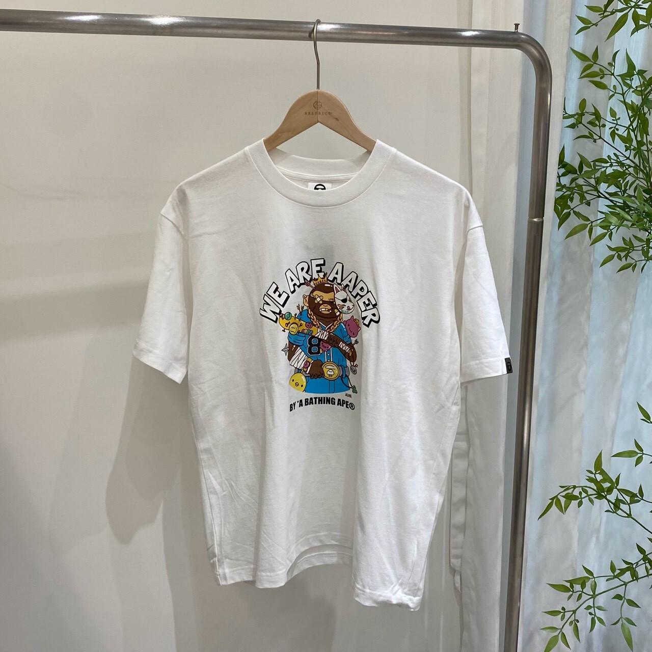 Aape 嘻哈卡通猿人頭印花短T M9689XXK