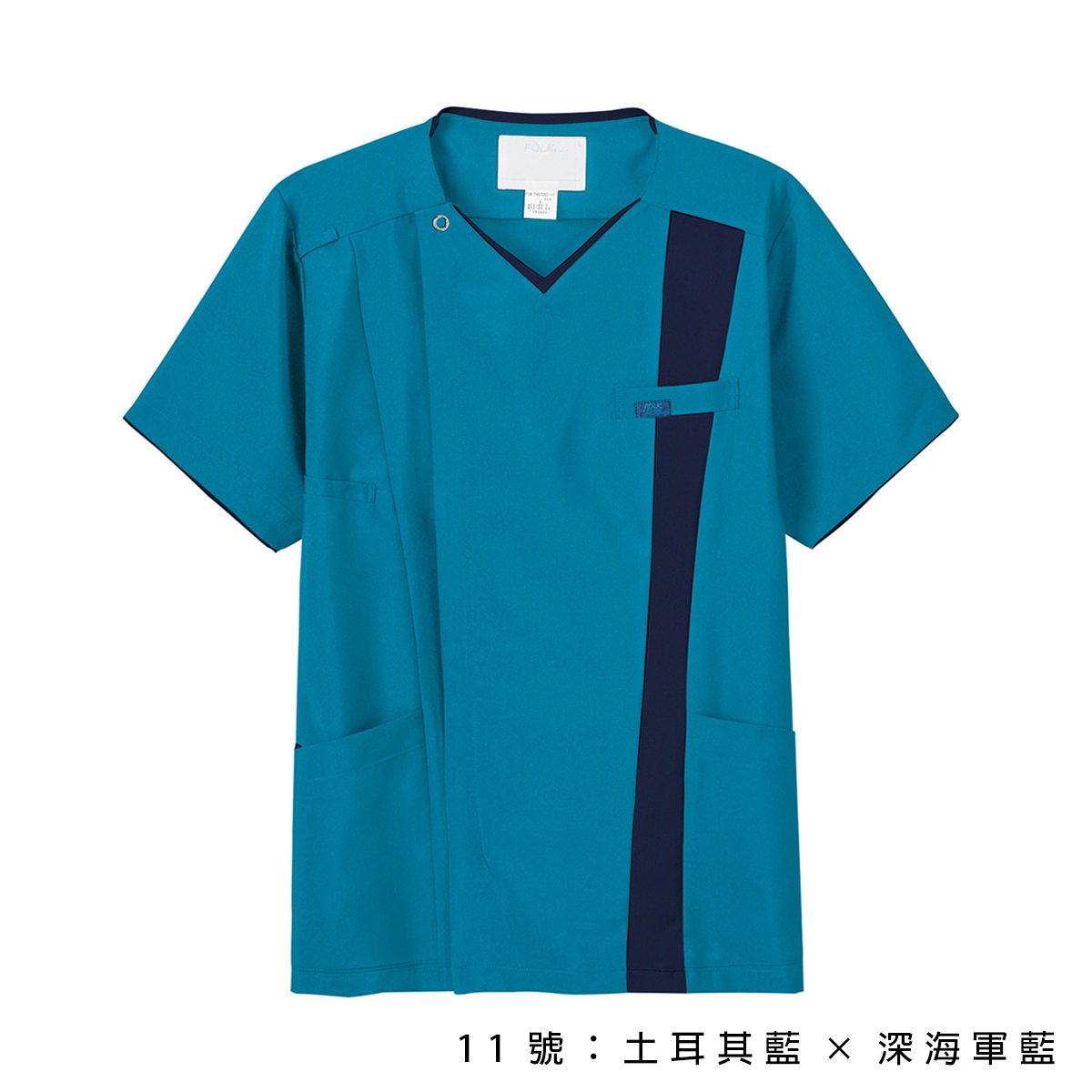 7058SC男用縱線拉鍊式刷手服