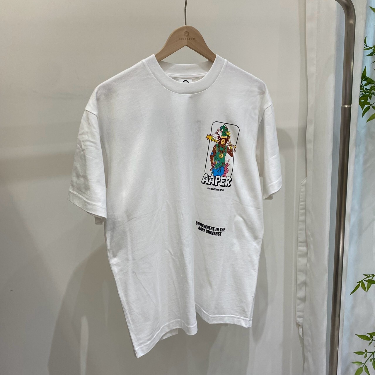 Aape 美式嘻哈撲克牌卡通印花短T M9688XXK