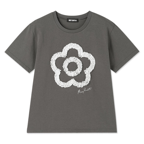MARY QUANT / Lace Frill Daisy T-Shirt