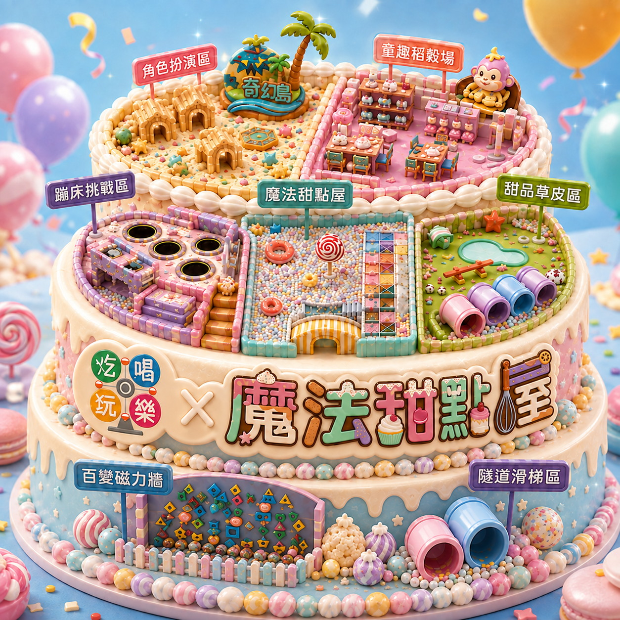【花蓮】花蓮家樂福B1【魔法甜點屋】(追風奇幻島集團) 【2028/12/31】