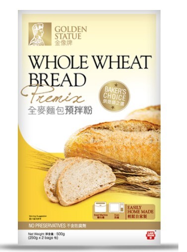 Golden Statue whole wheat bread premix 500g