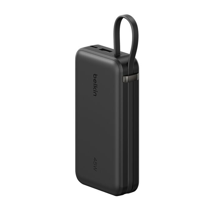 Belkin UltraCharge Power Bank 10K with Integrated Cable and Display｜10000mAh 數顯流動電源