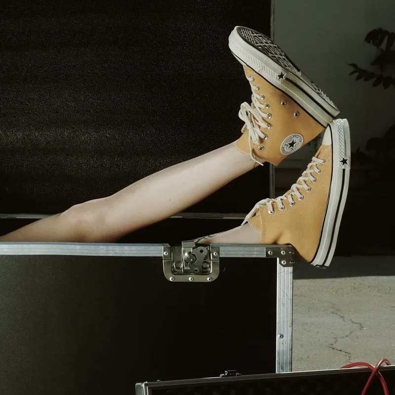 CONVERSE CHUCK 70 X 檸檬黃 奶油白 高筒 Karina代言同款 男女款 A24233C