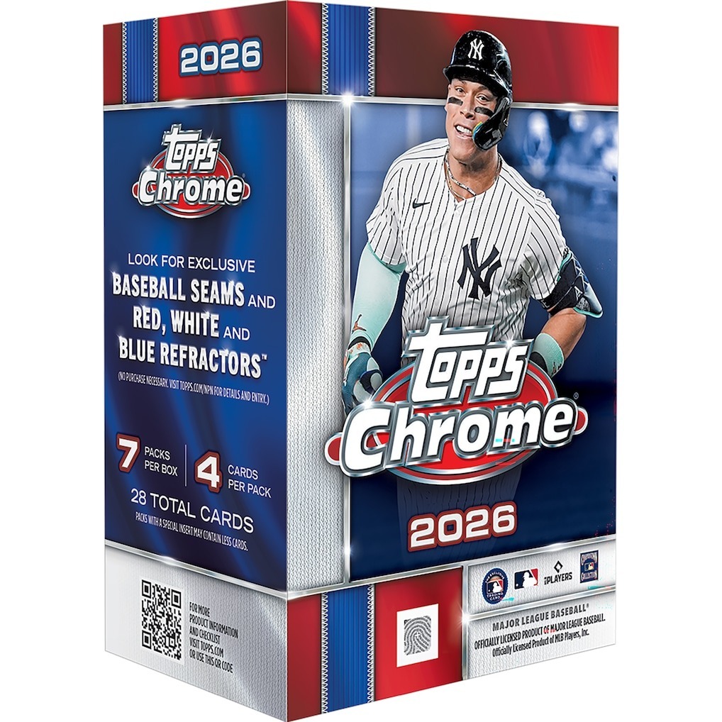 MLB球員卡 2026 Topps Chrome Baseball - Value Box 完整盒出售 封膜未拆 全新