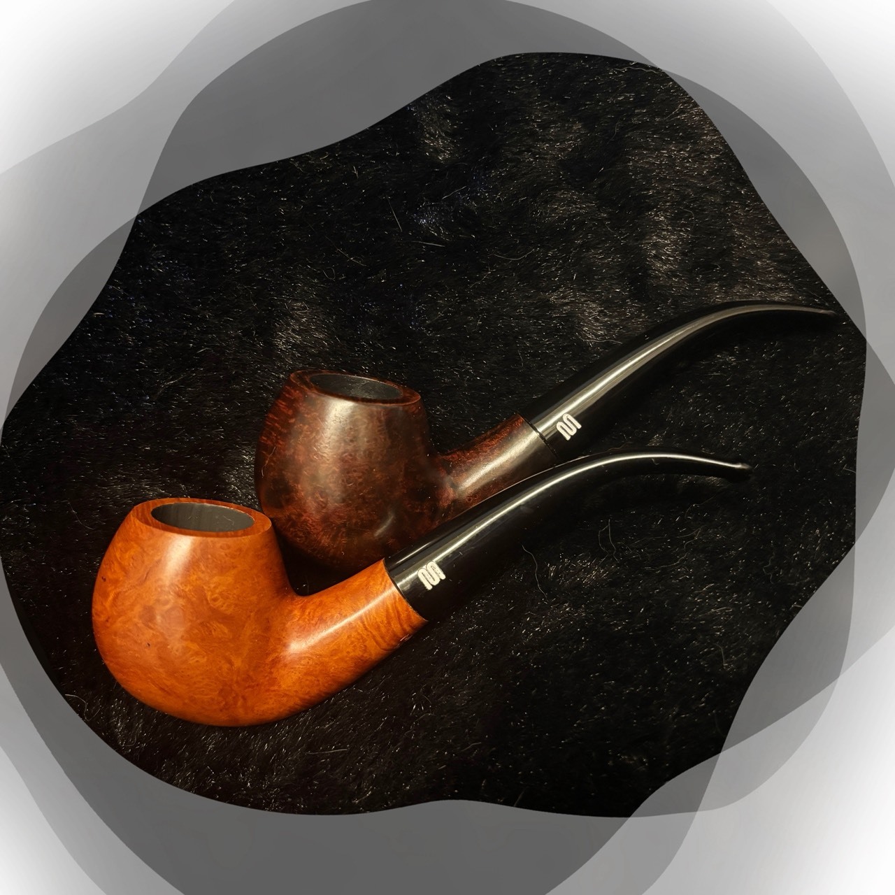 【石楠木手工煙斗】月圓斗 彎斗 ｜天然實木・匠人工藝｜沉穩奢華 附煙斗袋＋濾芯＋濾網 (木)