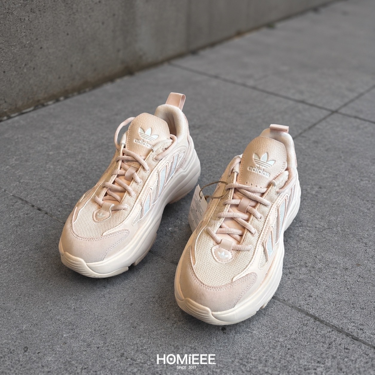 Adidas Originals Ozgaia 厚底 增高 老爹鞋 粉色 女鞋 [KJ7309]