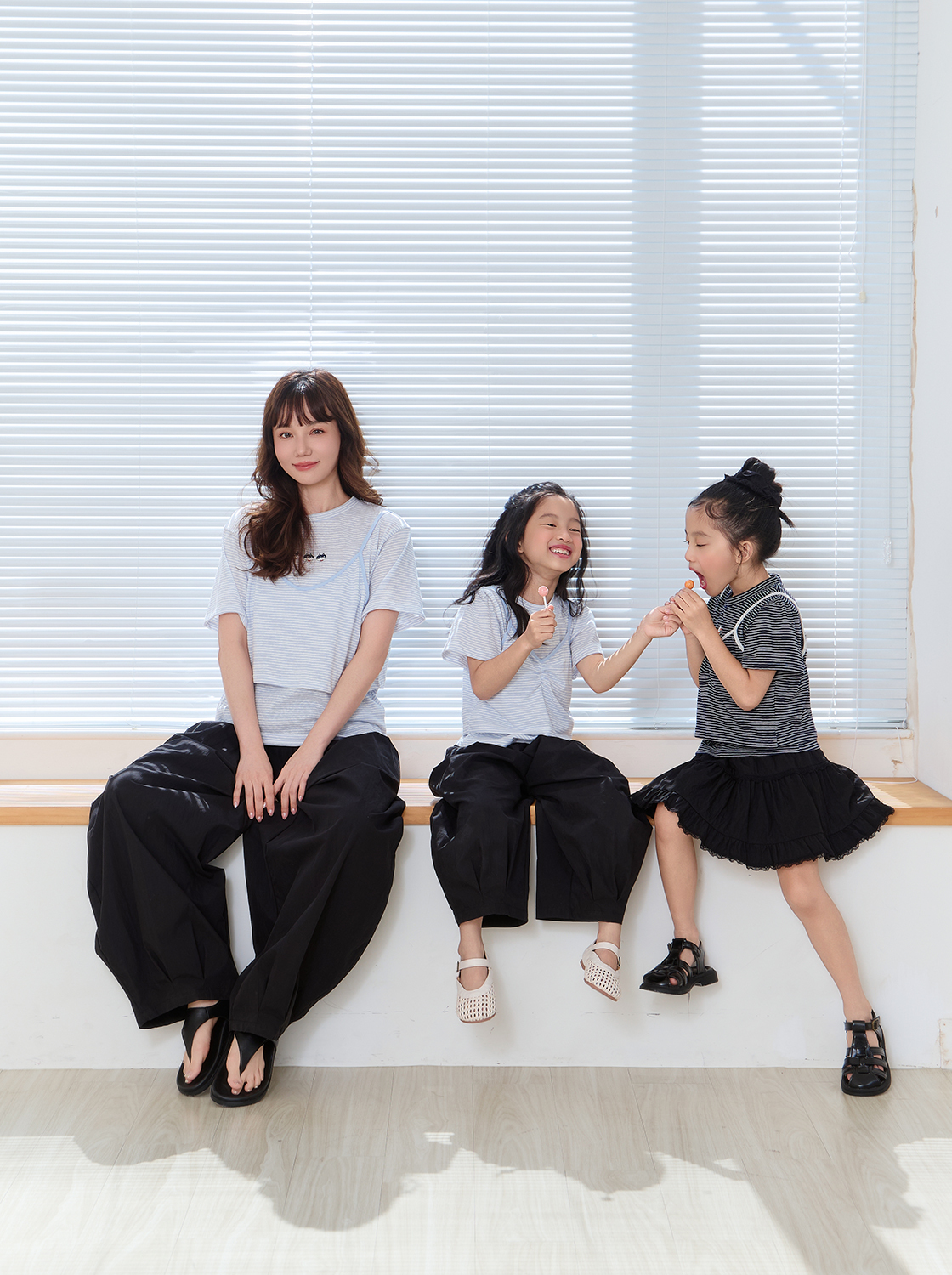 奈奈子兩件式條紋套組【親子款】