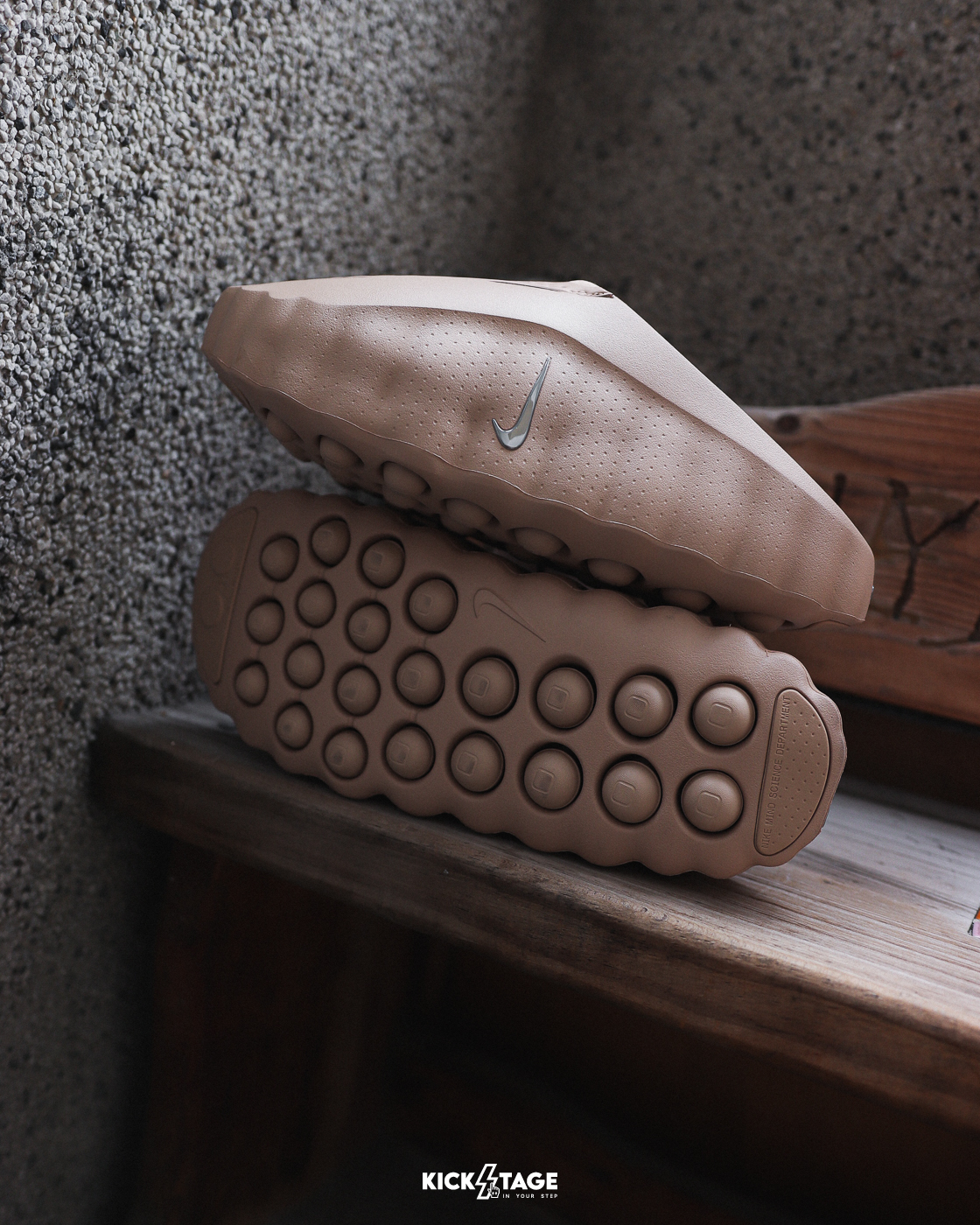 限量商品，不退換〈門市現貨〉男女鞋 NIKE MIND 001 'HEMP' 裸粉 奶茶色 科技 休閒 運動 賽前 穆勒鞋 拖鞋【HQ4307-200】REJUVEN8