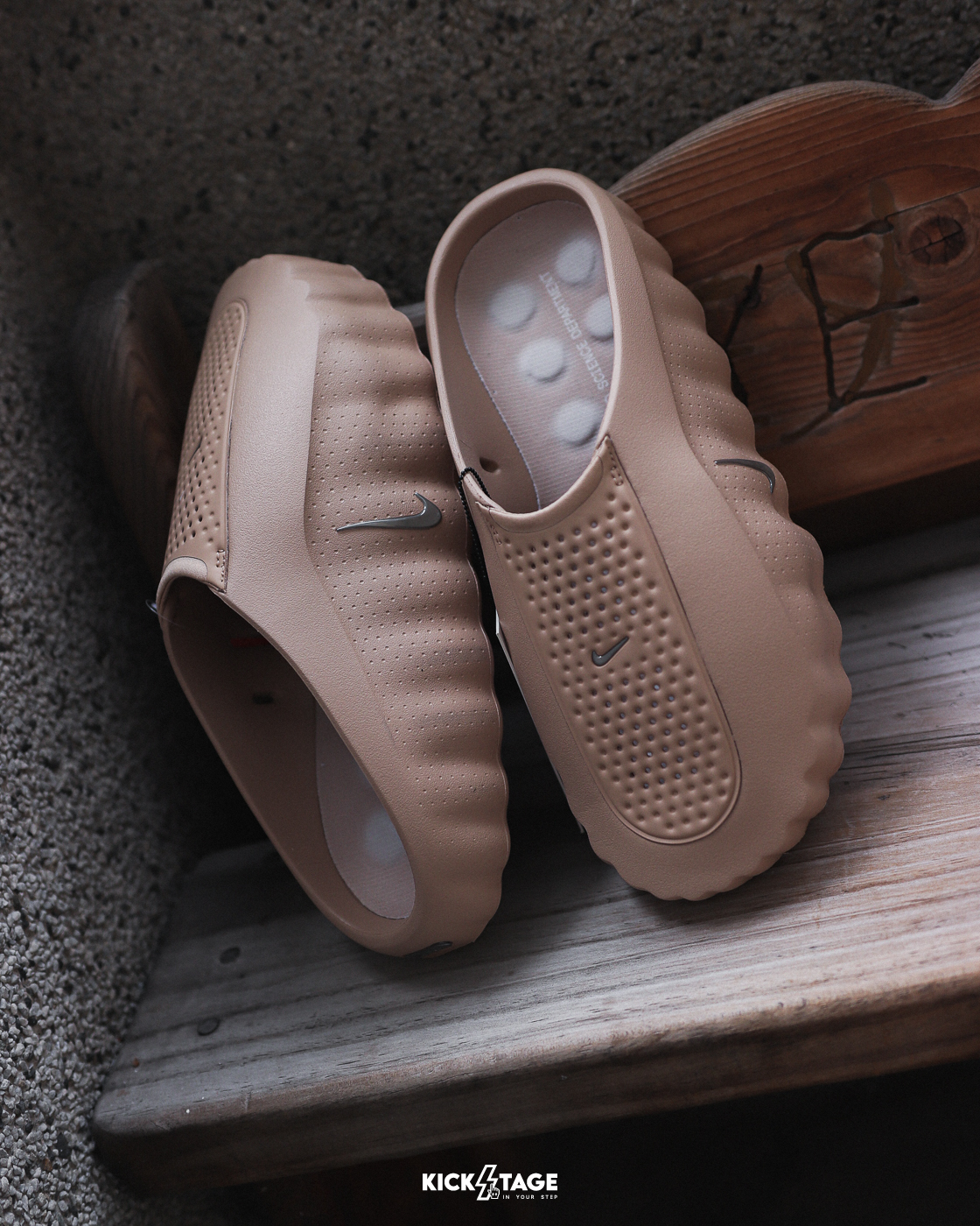 限量商品，不退換〈門市現貨〉男女鞋 NIKE MIND 001 'HEMP' 裸粉 奶茶色 科技 休閒 運動 賽前 穆勒鞋 拖鞋【HQ4307-200】REJUVEN8