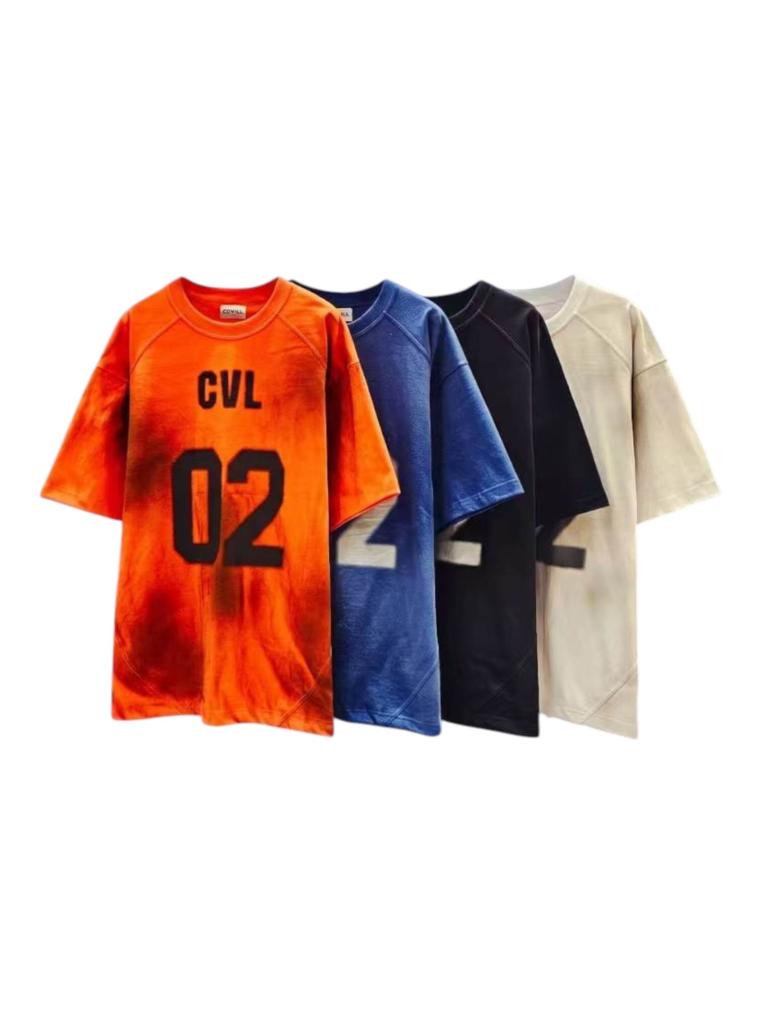 《K》CVL. 02噴漆刷髒重磅短T