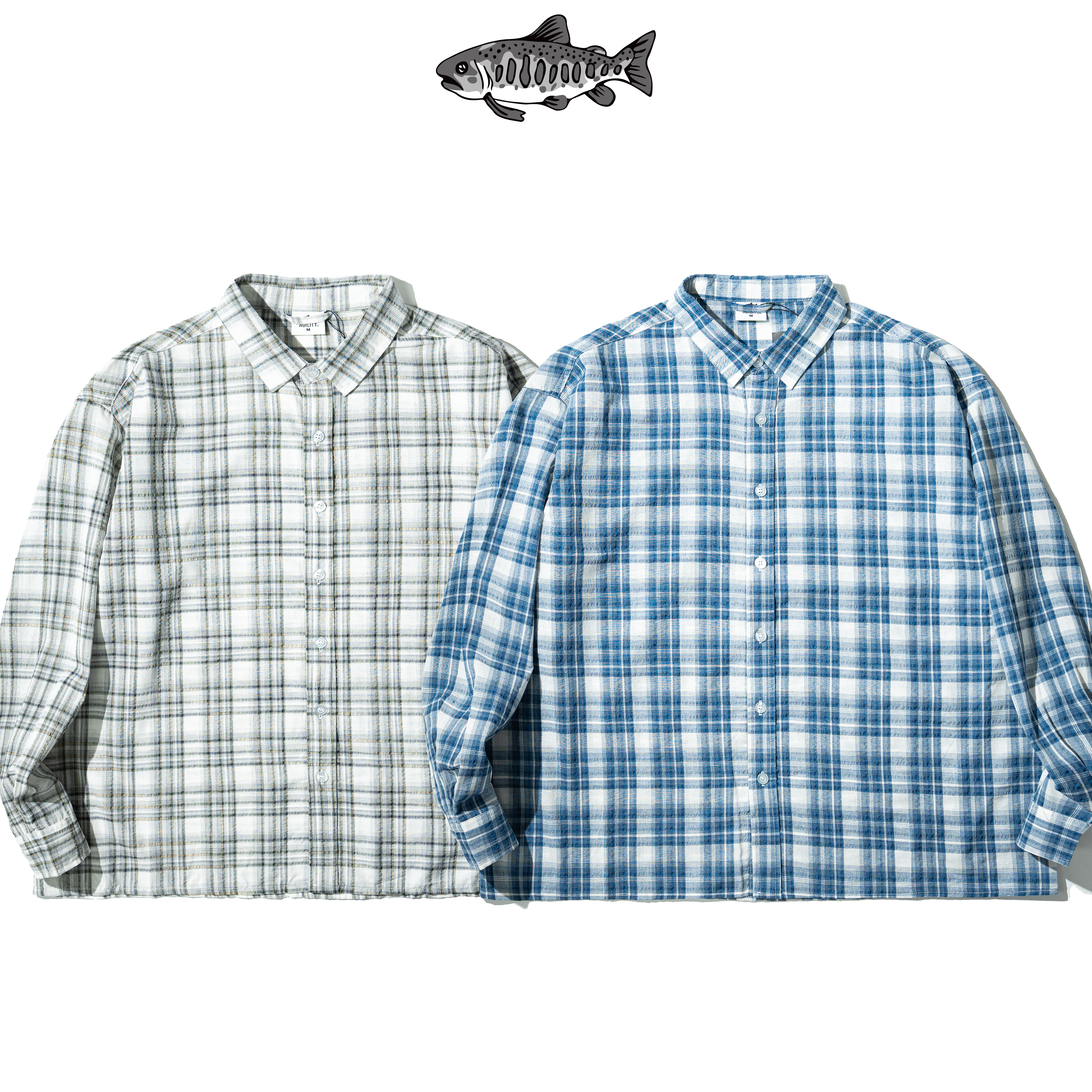 AGILITY Boxy Seersucker LS Shirt 寬短 泡泡紗 長袖襯衫 [SH-N08]