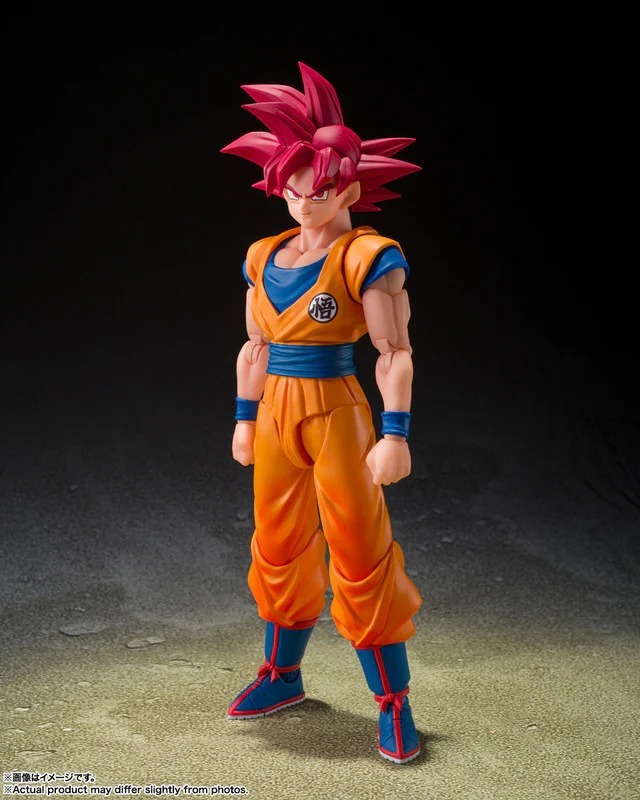 Bandai - SHF 超級撒亞人之神 孫悟空 -纏繞神之力量的姿態（現貨）