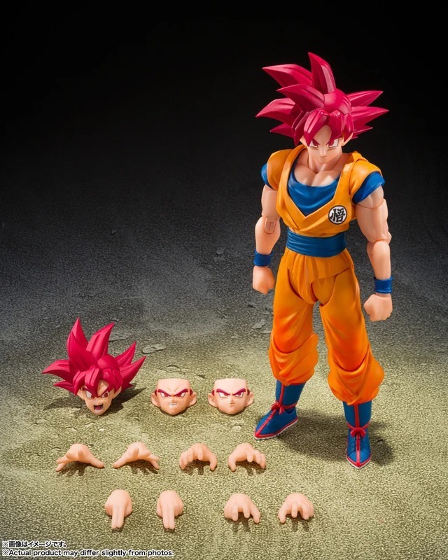 Bandai - SHF 超級撒亞人之神 孫悟空 -纏繞神之力量的姿態（現貨）