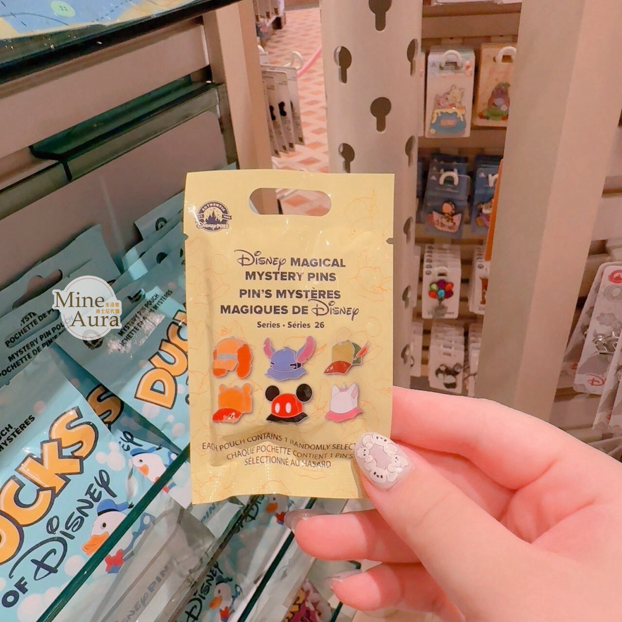 米奇 Mickey 好友們 帽子造型 神秘 徽章 PIN 盲選盒 盲盒 盲選包 -香港迪士尼樂園