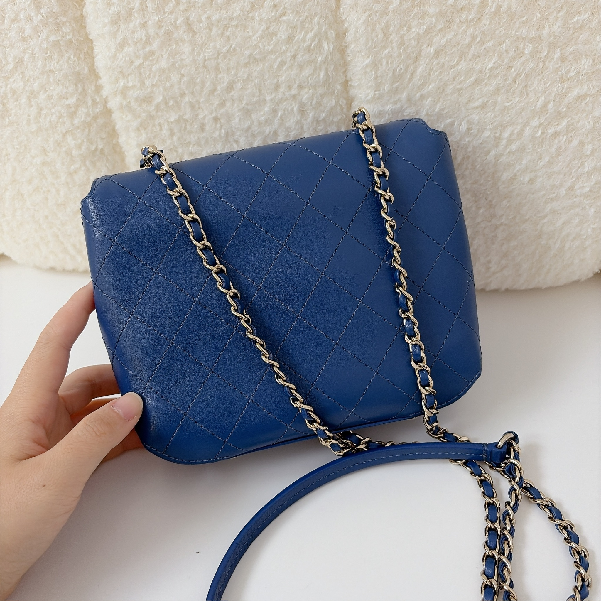 Chanel Casual Trip Flap Bag - Blue / GHW