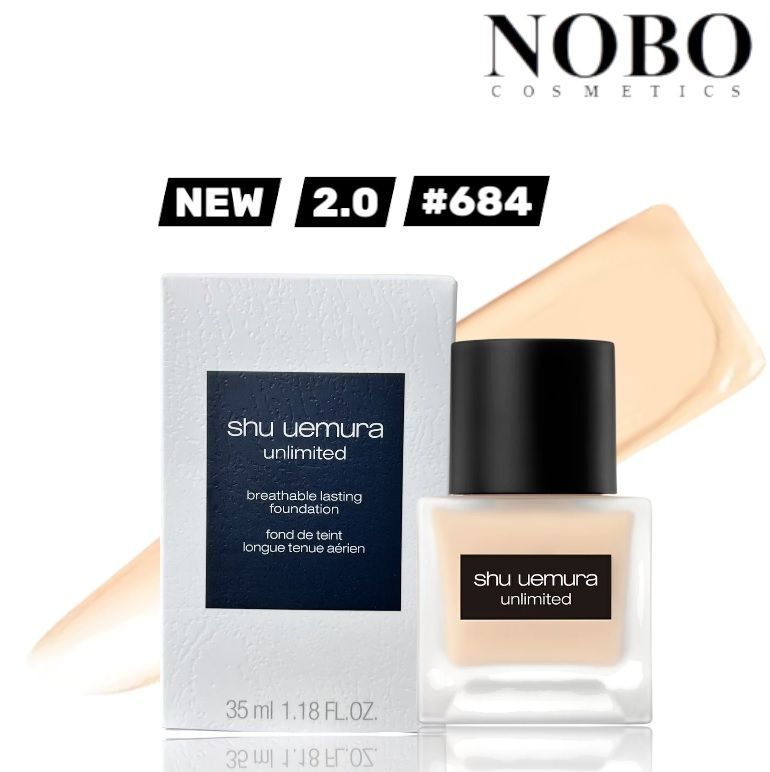 shu uemura -  2.0 -  Unlimited Breathable Lasting Foundation #684 Spf47/Pa+++ 35ml [Exp:2027-11]