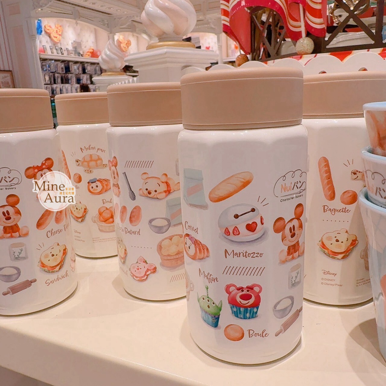 character bakery 烘焙系列 滿版 圖案 水壺 -香港迪士尼樂園