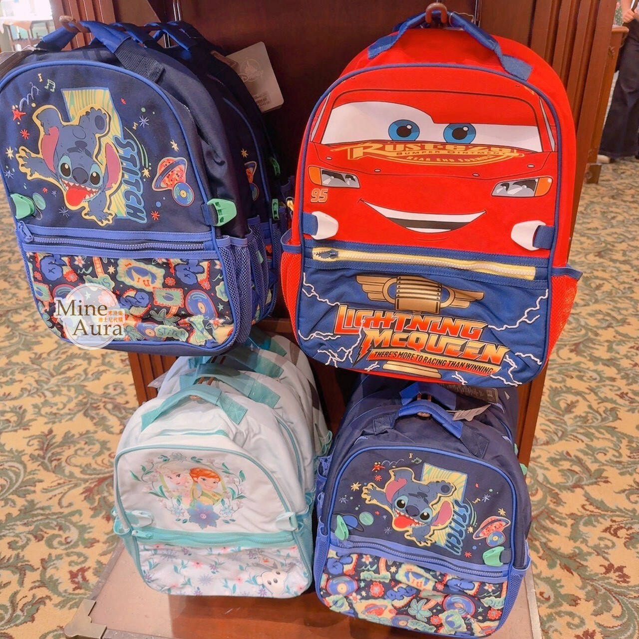 閃電麥坤 Lightning McQueen 圖案 兒童 書包 後背包 汽車總動員 Cars -香港迪士尼樂園
