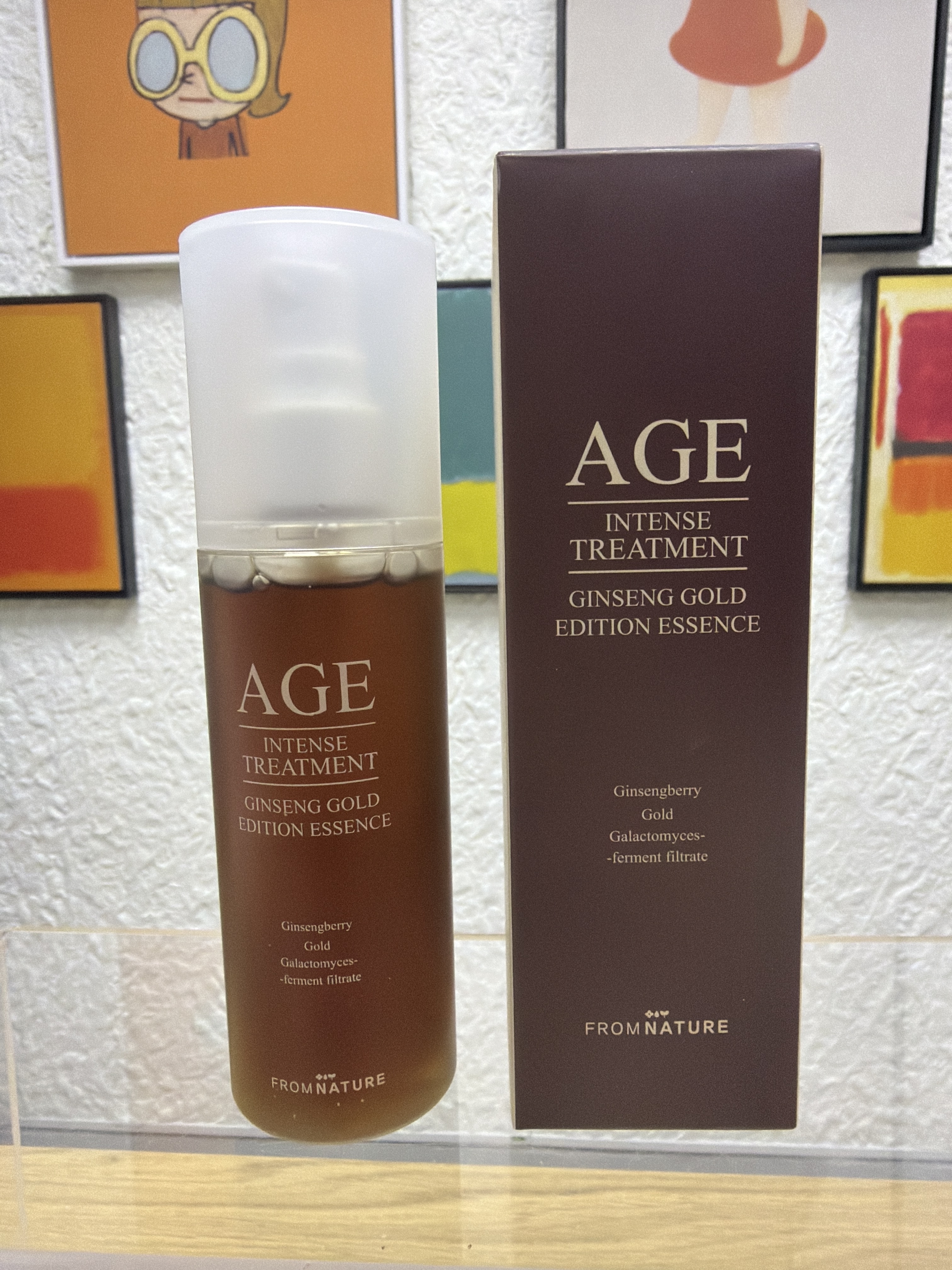 UX47 FROMNATURE GINSENG GOLD EDITION ESSENCE 人參黃金爽膚水120ml