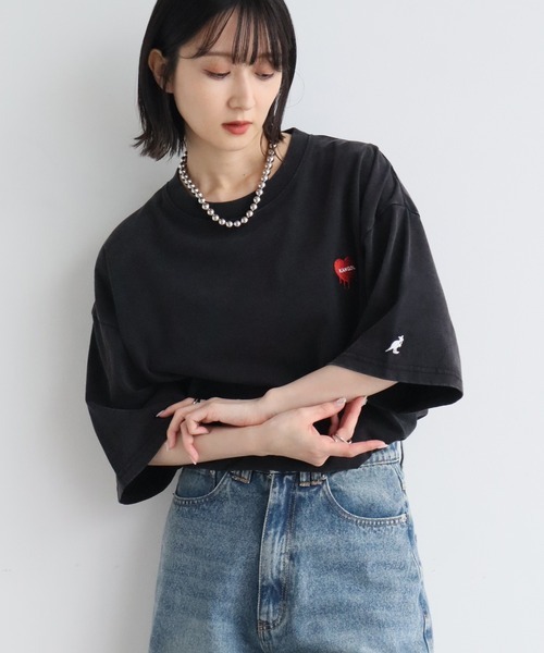 日本 Kangol x CORPUS TOKYO Heart Logo T-Shirt [GR26EF052G]