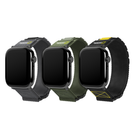 National Geographic - Explorer Rugged Strap - Apple & Galaxy Watch Ultra 國家地理舒適尼龍智能錶帶