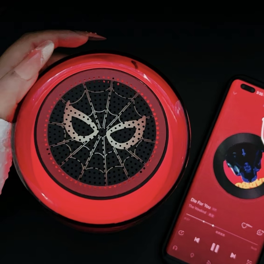 MARVEL  DISNEY 漫威 蜘蛛人 炫彩琉璃 SPIDER MAN 藍芽音響 環繞立體音