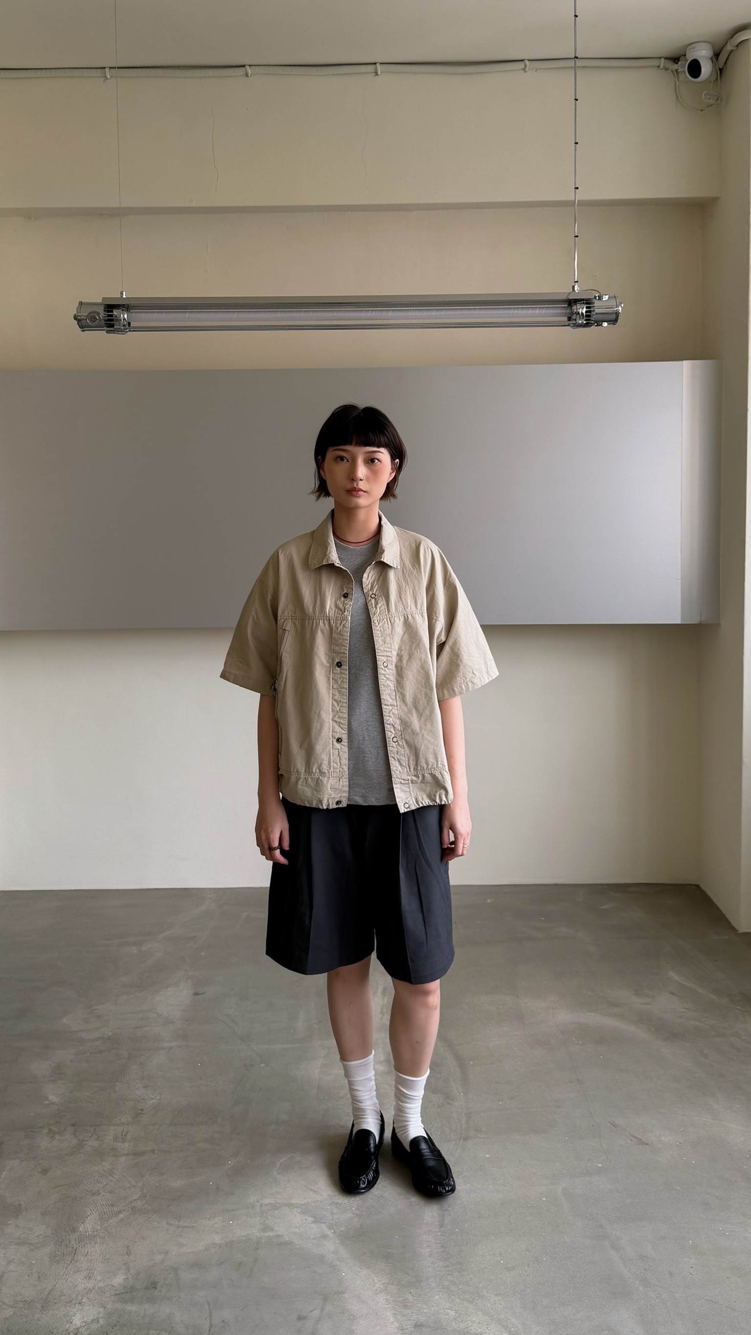 霧面挺版西裝短褲