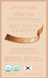 UX63 DR.YE's LABO 瘦Cut 益生菌+ 谷胱甘肽 SlimCut Garcinia Probiotics + Glutathione 500 mgx60粒(30g) (LA044)