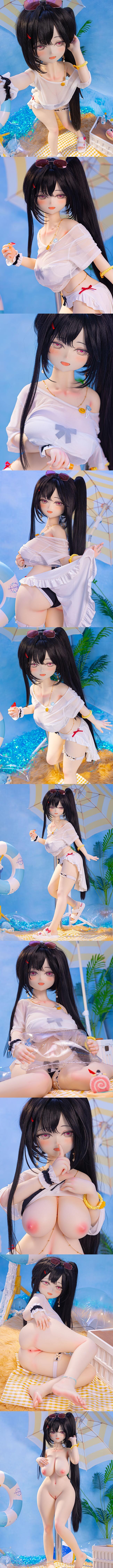 魔物姬娃娃 121cm 大胸 木西子 矽膠頭+矽膠身體 mwgirl acg cartoon anime silicone sex doll