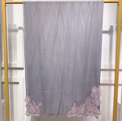 B22 50% Wool 50% Silk 約: 70 x 190 cm -M