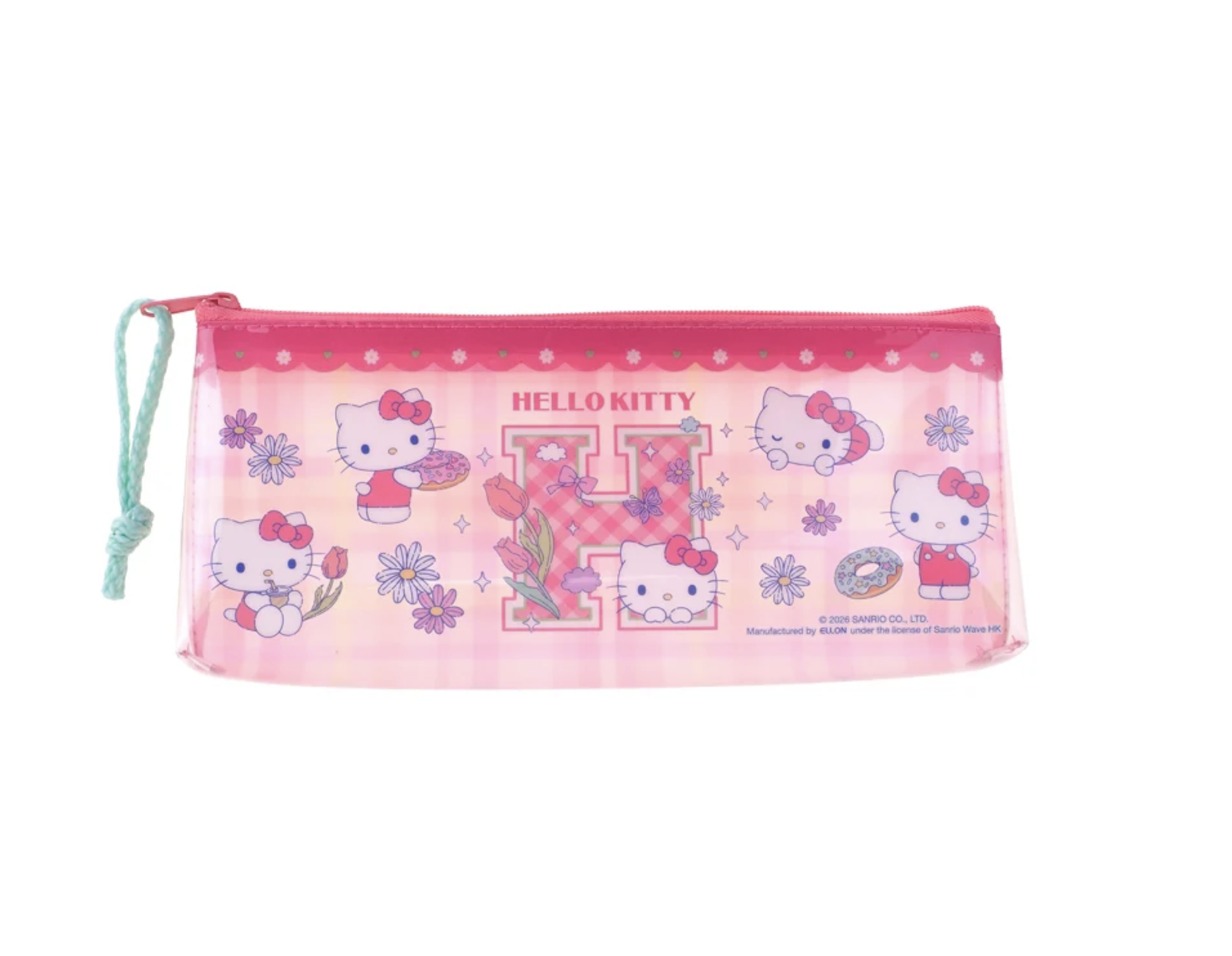 Hello Kitty PVC 透明筆袋 9-8372-6