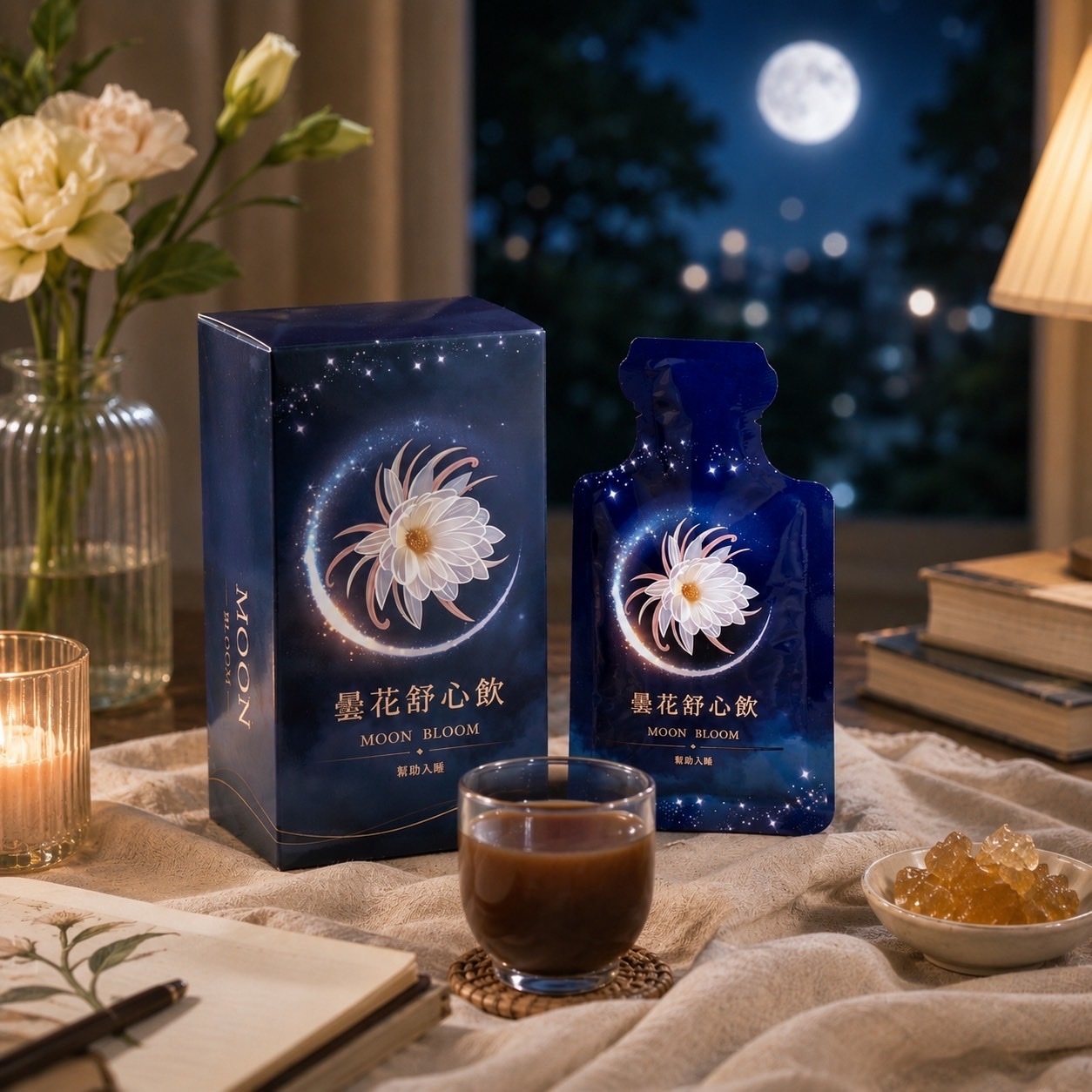 曇花舒心飲
