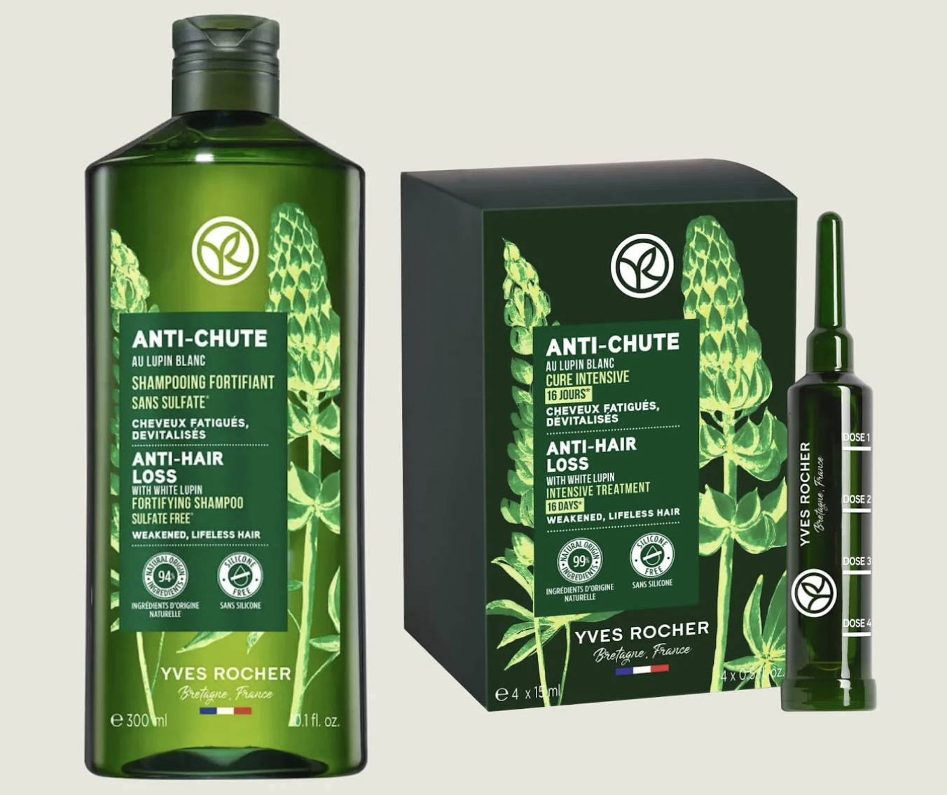 0806YR05-YVRO-YR-防脫髮精華素3個月療程「洗髮露 300ml x3支＋育髮精華素(4x15ml)x4盒」[送 育髮精華素(4x15ml)/盒 價值$435]（A5）