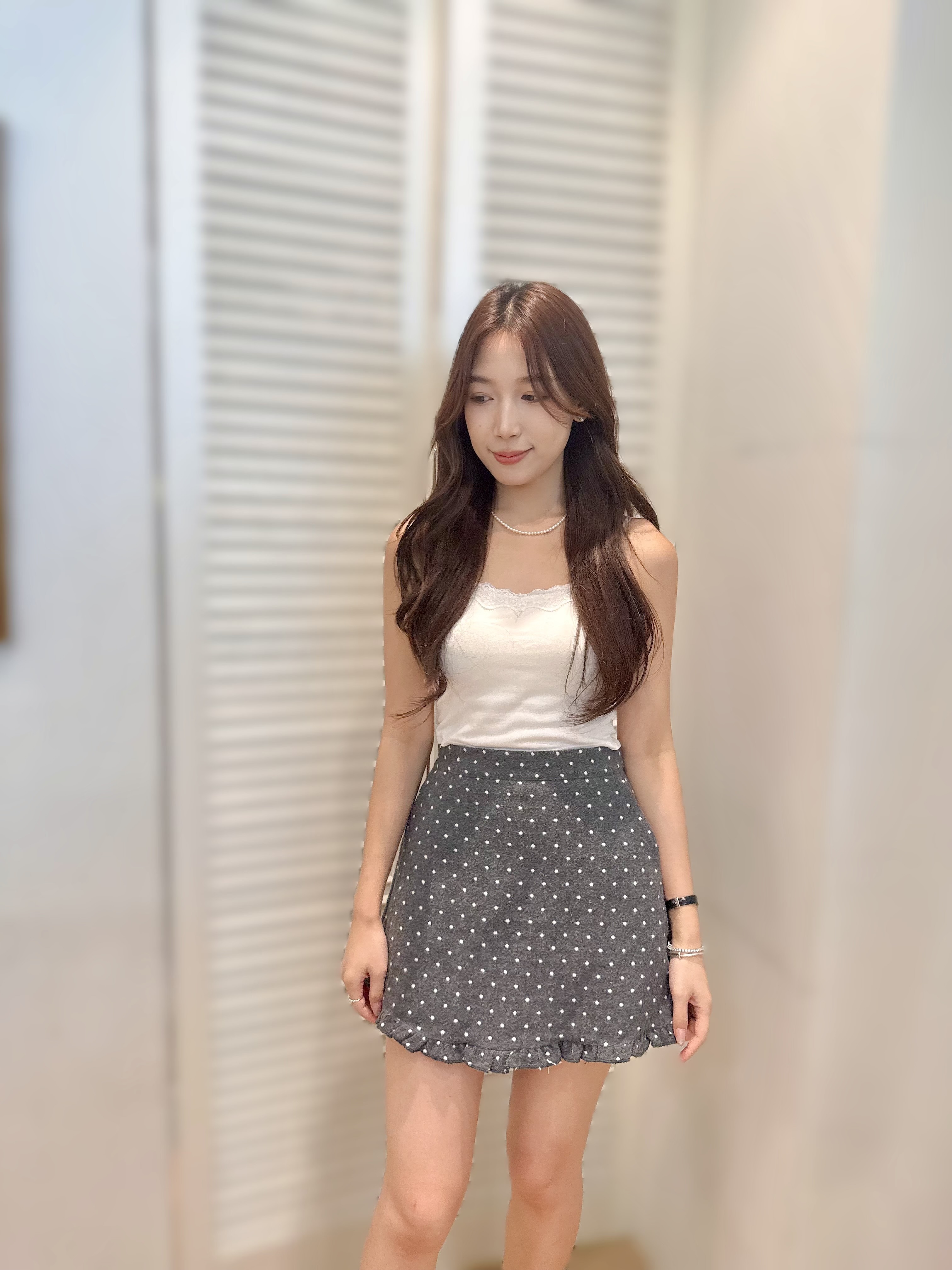 【限量 灰 】FS192 下身 秋奘裙 腰26-32 HIP40 長17 $419