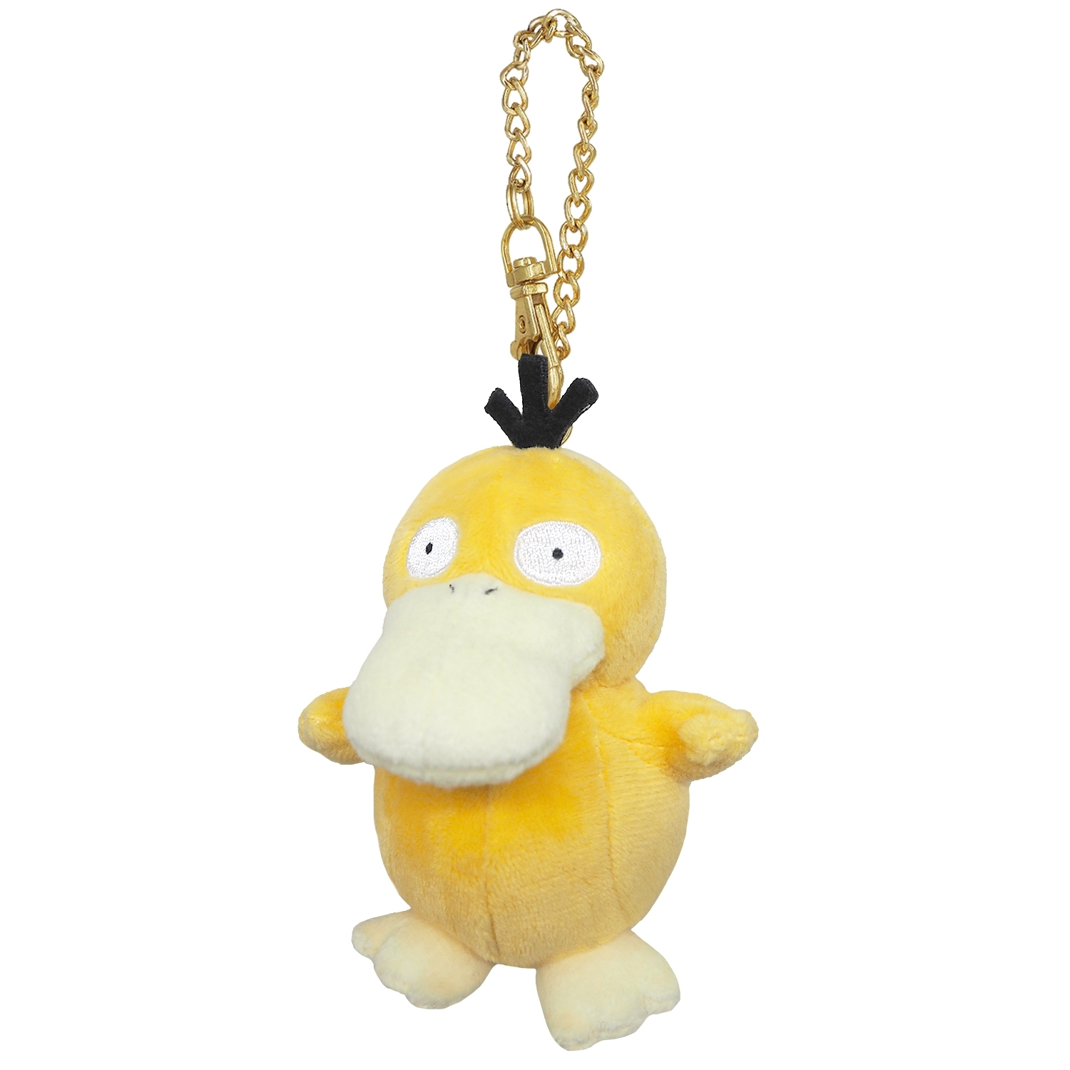 POKÉMON - 可達鴨 傻鴨 寵物小精靈寶可夢毛公仔掛飾吊飾 (平行進口)