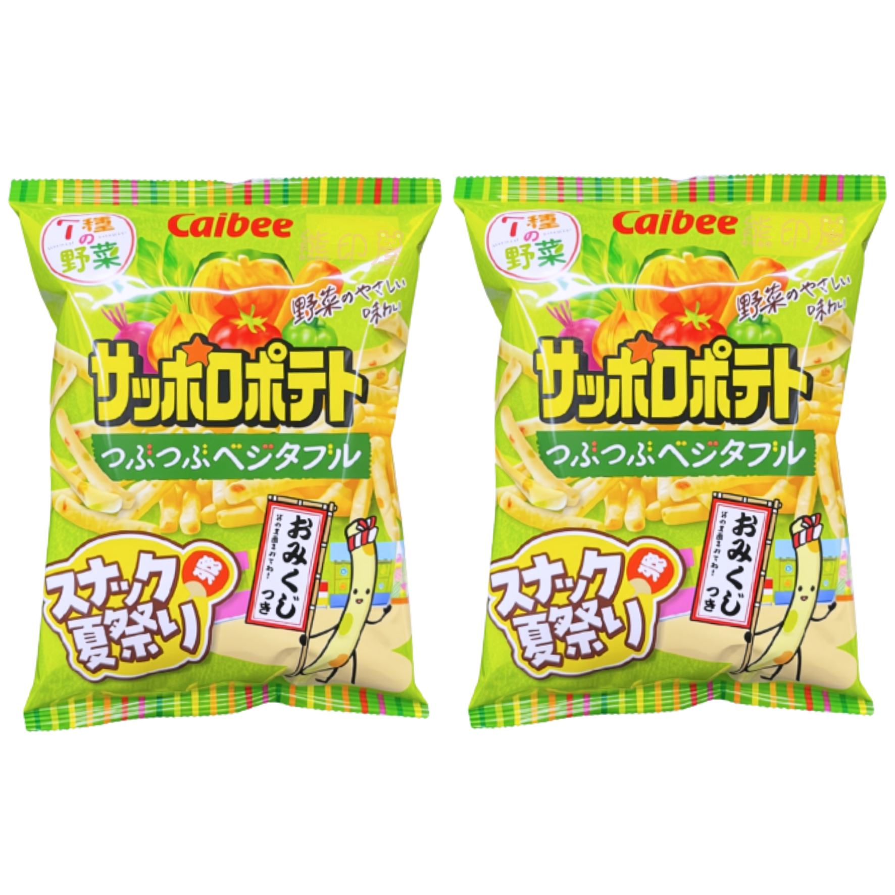 卡樂B - 日本 卡樂B 什菜薯條 72G X2