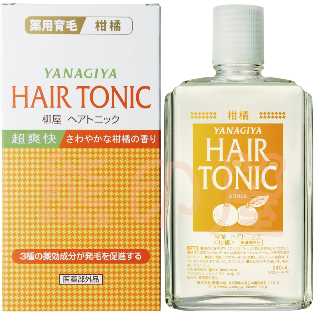 柳屋 - 日本 YANAGIYA 髮根營養液(柑橘香) 240ML