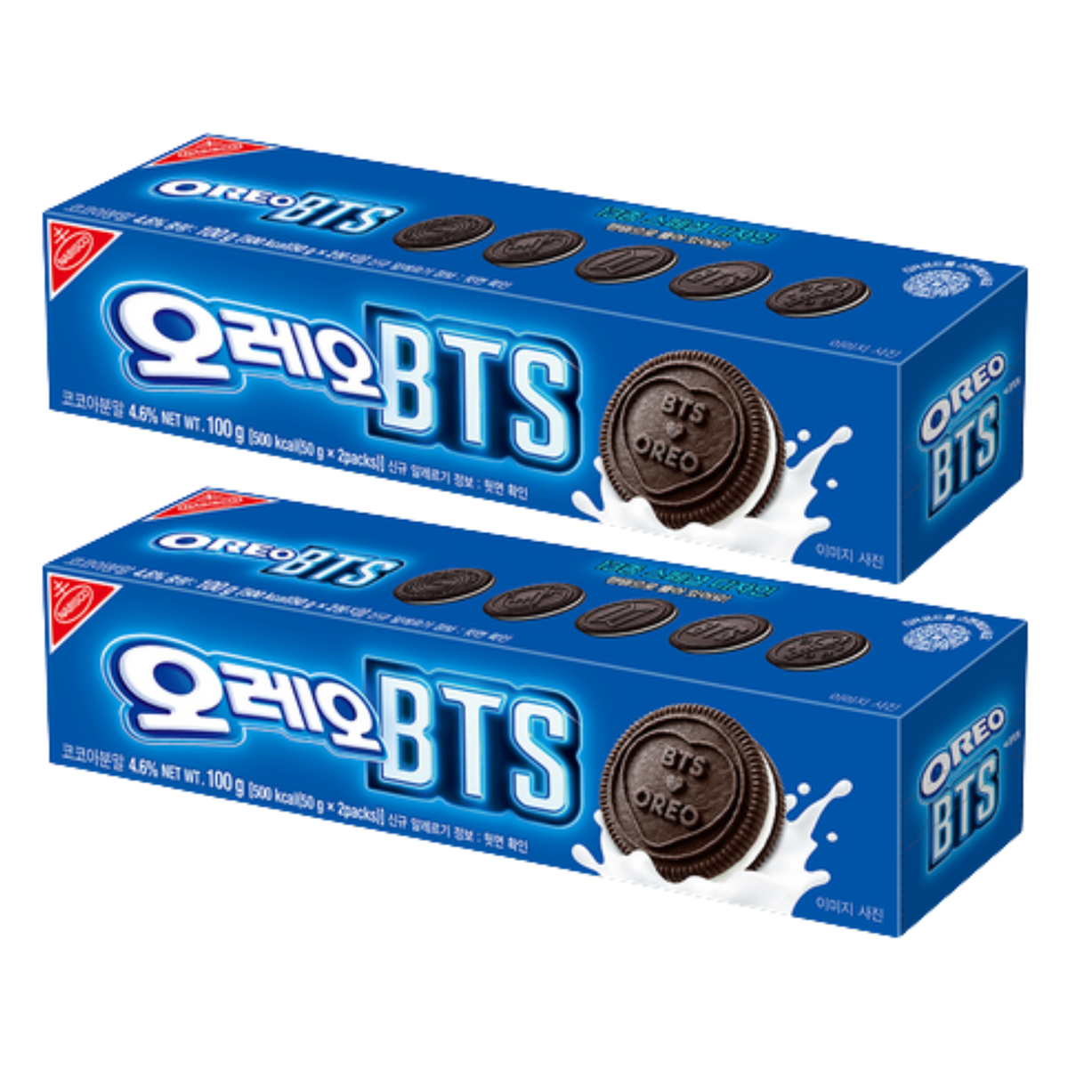 韓國OREO X BTS 原味夾心餅 100G X 2