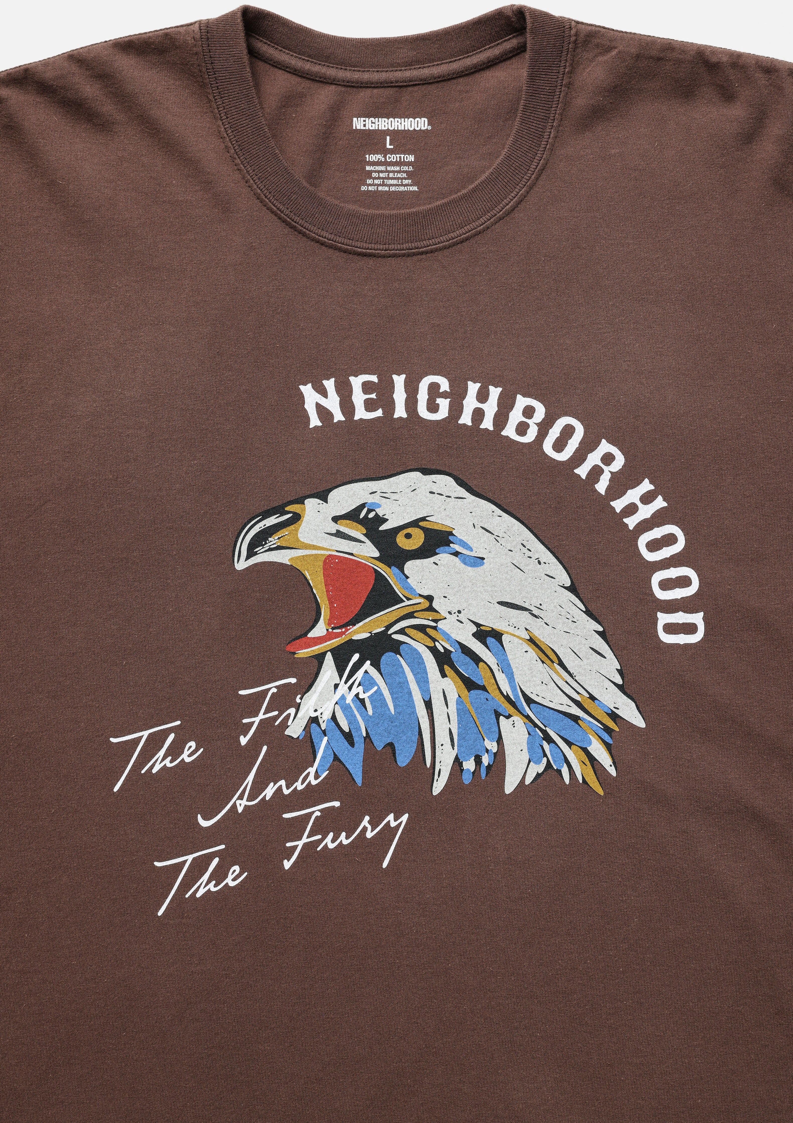 2026SS NEIGHBORHOOD NBHD NH 261 SPOT . TEE SS-7 水洗老鷹短T