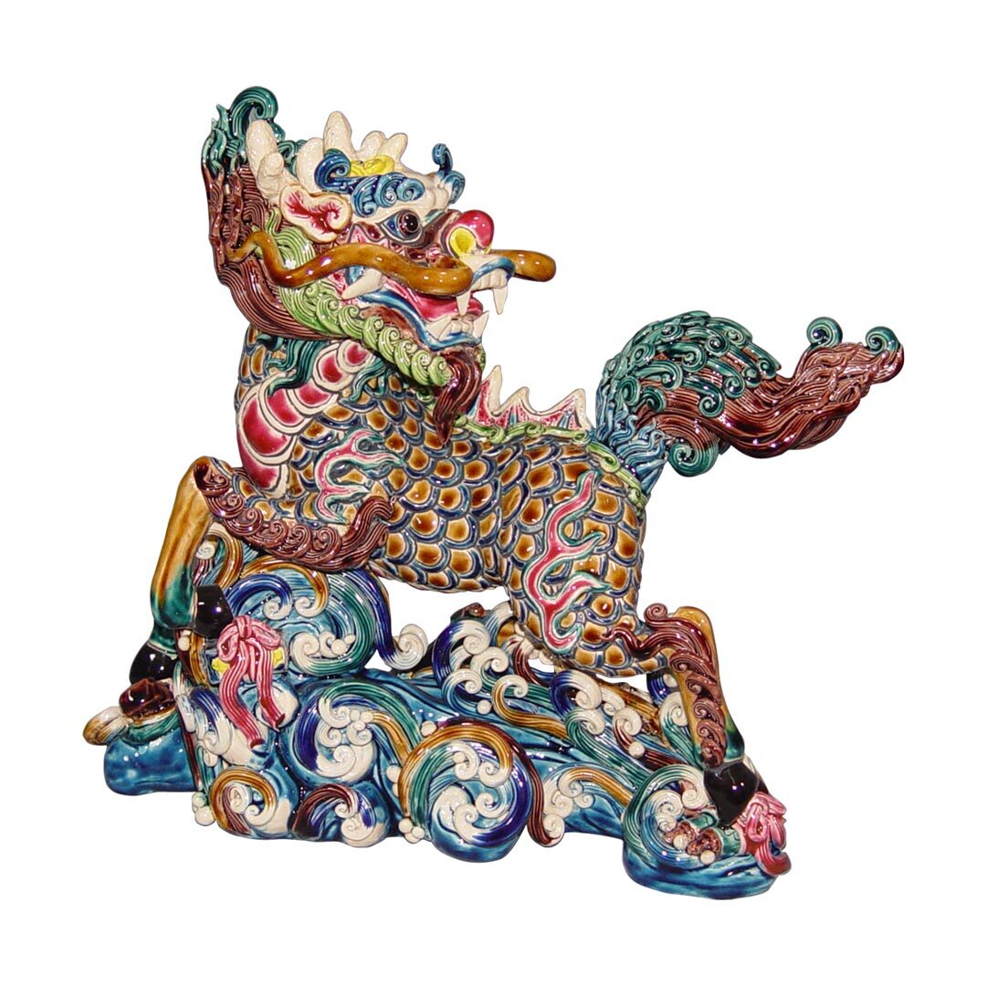 麒麟獻瑞(卓越領導)鹿港窯