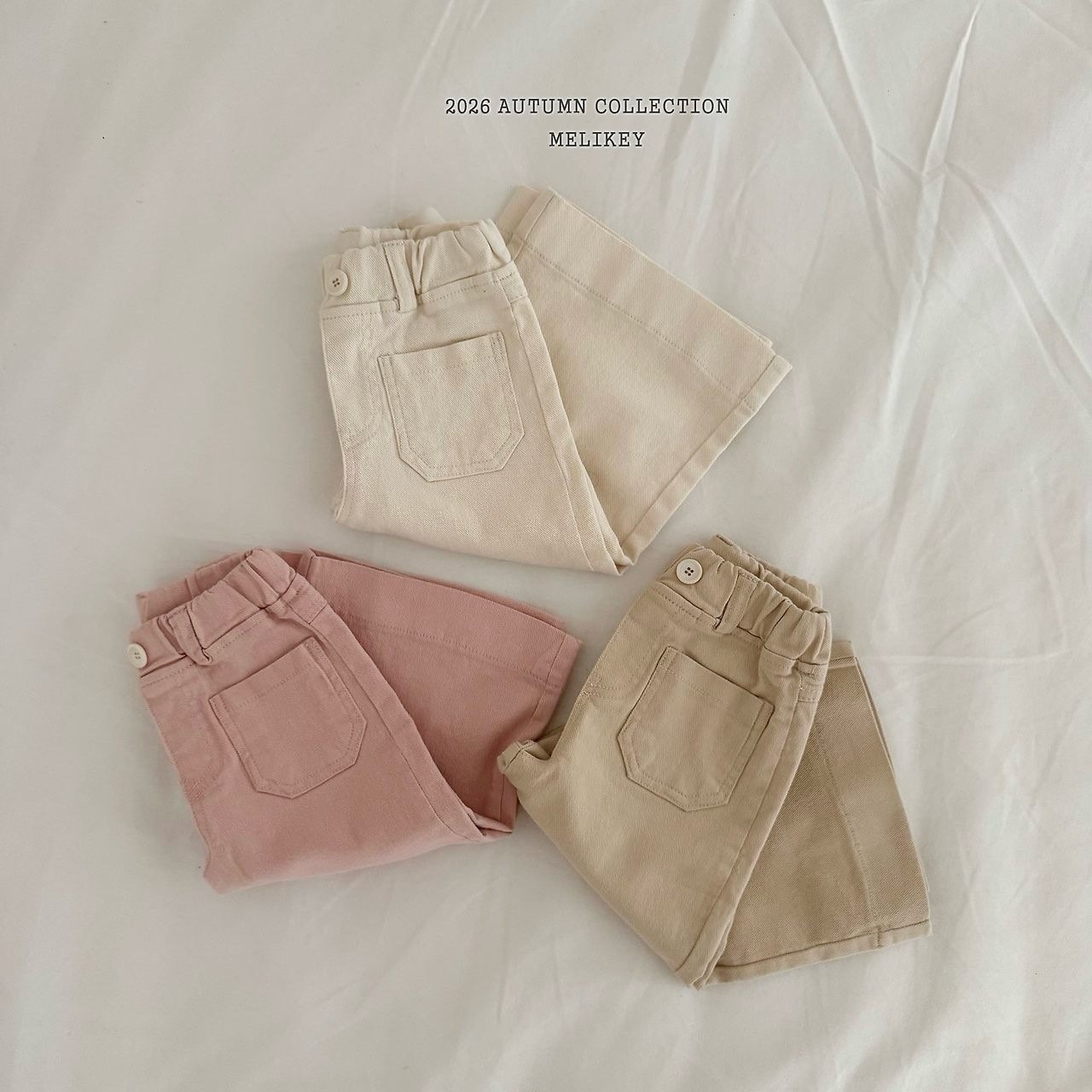 MELIKEY Cotton Wide Pants