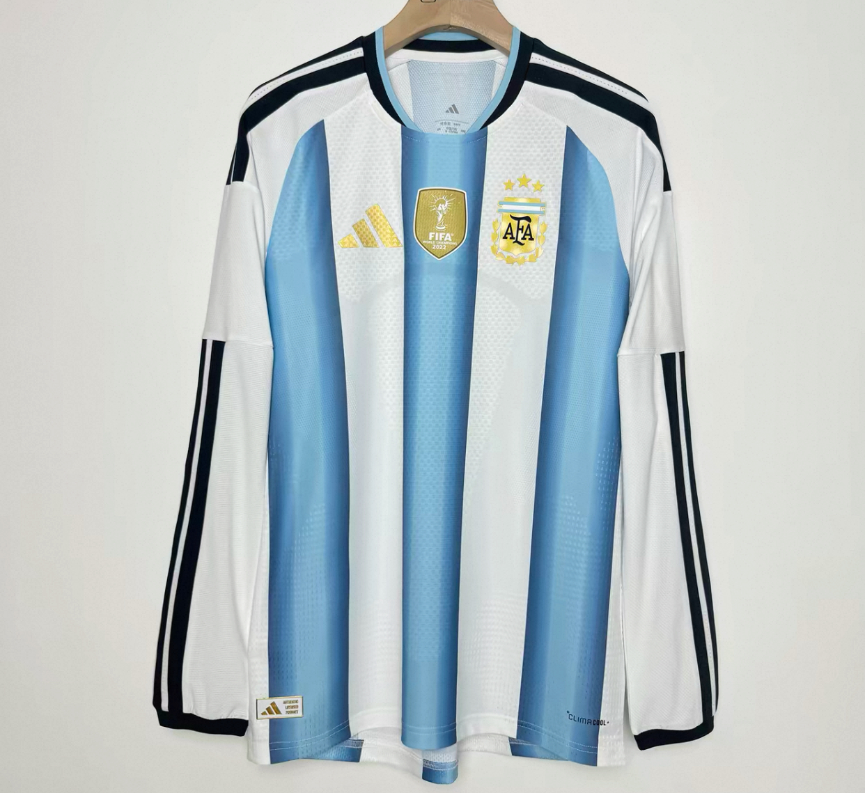 2026 Argentina Authentic LS Home Shirt with Nameset