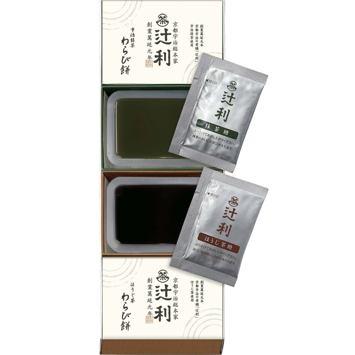 【多莉推薦】JP 辻利 宇治抹茶焙茶麻糬蕨餅 4個入 0540 TK260806