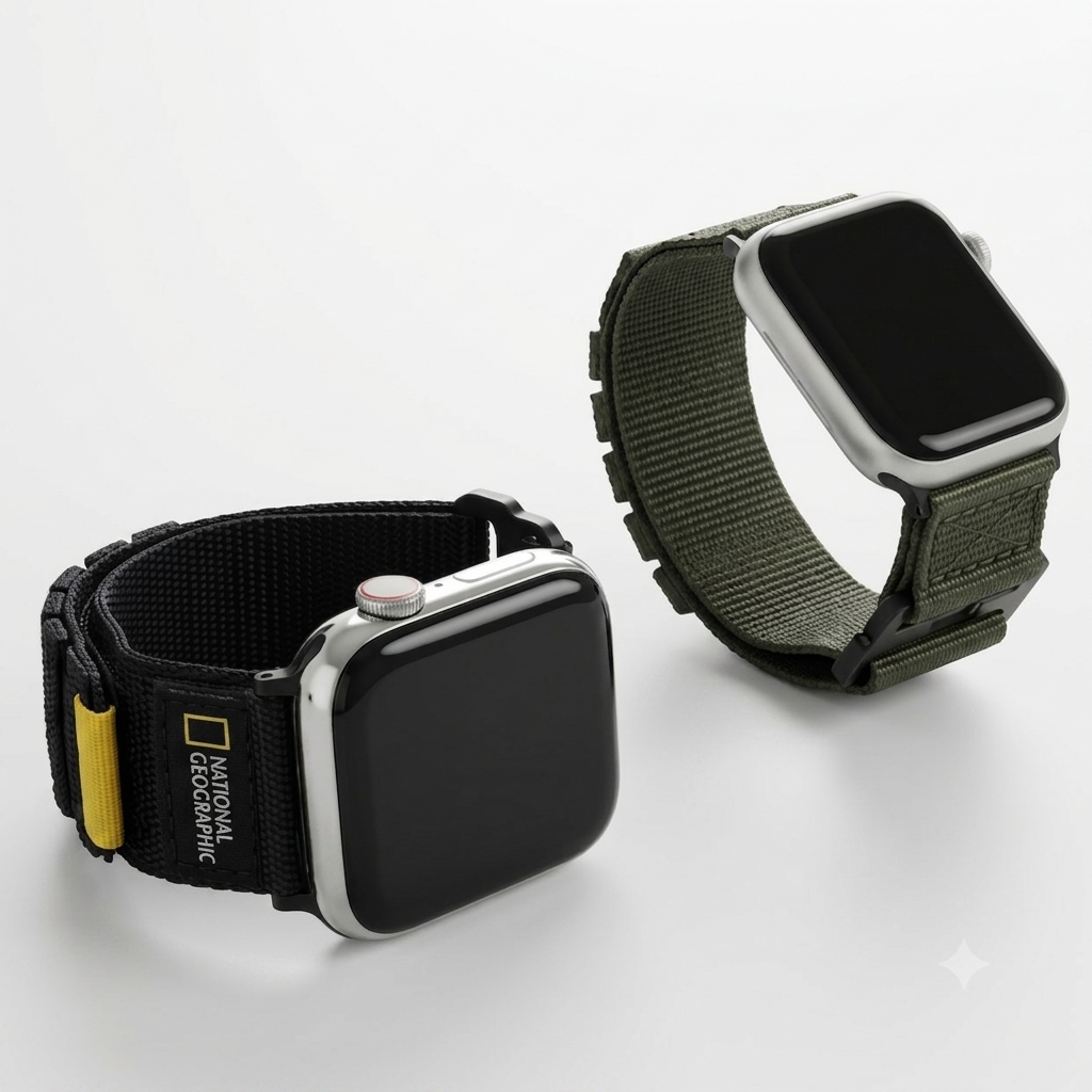 National Geographic - Explorer Rugged Strap - Apple & Galaxy Watch Ultra 國家地理舒適尼龍智能錶帶