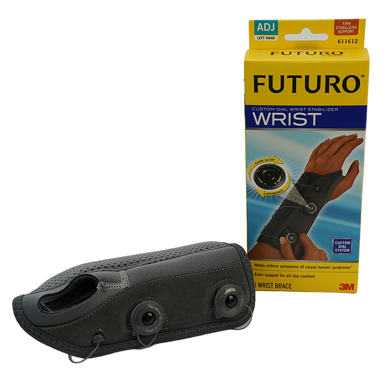 FT-611612: 護多樂™ 旋鈕式自定壓力型護腕 (左手)